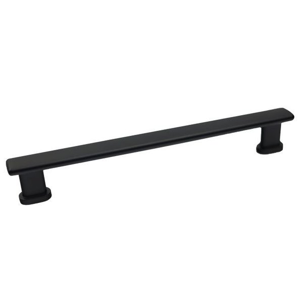 Crown 7-1/4" Manhattan Cabinet Pull with 6-3/10" Center to Center Oil Matte Black Finish CHP92928BK